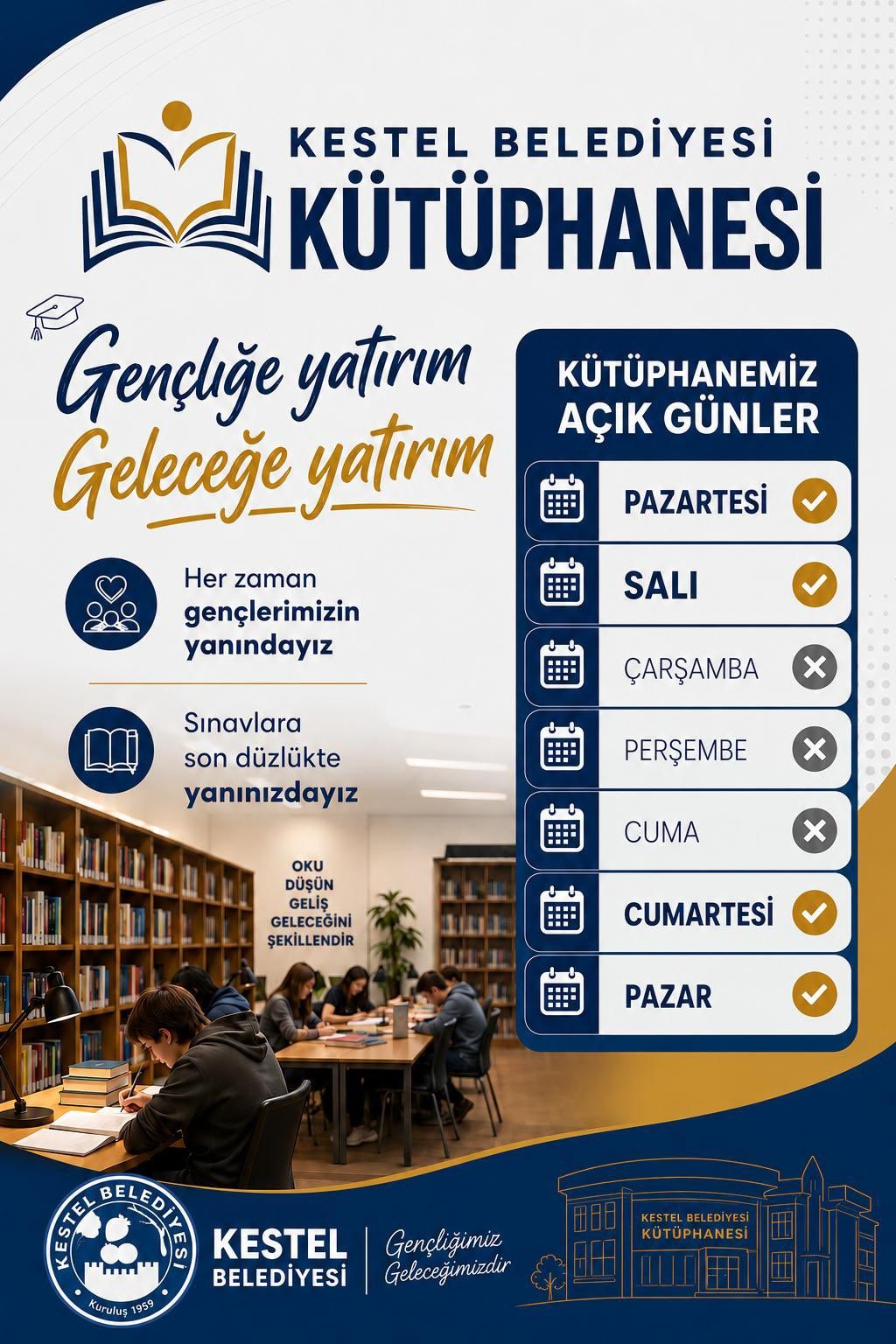 Bayram coşkusunu yaşarken, geleceğimiz olan gençlerimizi de unutmuyoruz