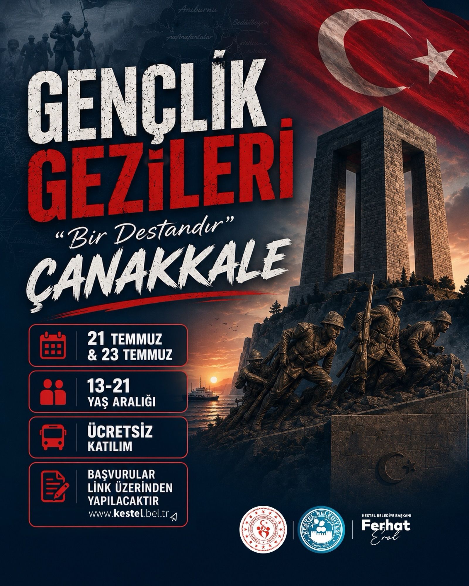 Bir bayrak dalgalanıyorsa, ardında yazılmış bir destan vardır