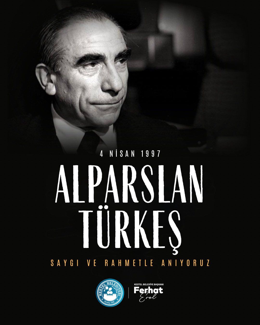 Alparslan Türkeş’i ebediyete irtihalinin 29. yıl dönümünde rahmetle yâd ediyorum